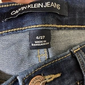 Calvin Klein jeans worn once